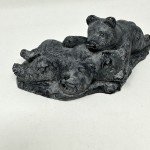 Hand-Carved Soapstone Wolf Sculpture - Canadian Art