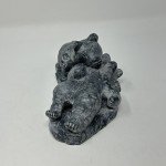 Hand-Carved Soapstone Wolf Sculpture - Canadian Art