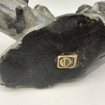 Inuit Soapstone Carving: Seal Hunter Figure