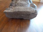Large Signed Inuit Soapstone Hunting Figurine