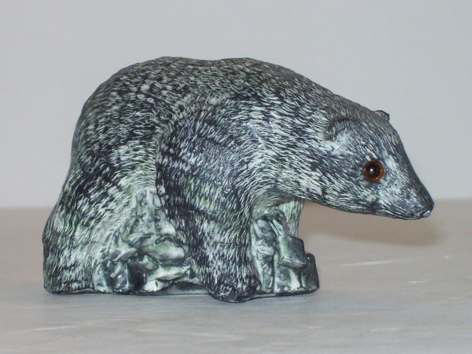 Al Wolf's Black Bear Cub Soapstone Carving