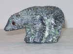 Al Wolf's Black Bear Cub Soapstone Carving