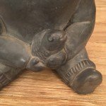 Inuit Soapstone Carving of Fisherman 6.5”