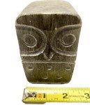 Hand Carved Vintage Soapstone Owl Sculpture