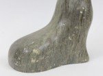 Inuit Soapstone Seal Figurine 4" - Signed DIMU