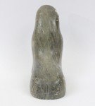 Inuit Soapstone Seal Figurine 4" - Signed DIMU