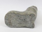 Inuit Soapstone Seal Figurine 4" - Signed DIMU