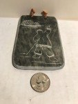 Dimu Canada Soapstone Eskimo Fishing and Igloos Carving