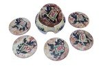 Handmade Soapstone Elephant Coaster Set