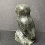 Inuit Soapstone Snow Owl Carving - Cape Dorset