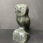 Inuit Soapstone Snow Owl Carving - Cape Dorset
