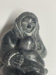 Handmade Canadian Wolf Soapstone Sculpture