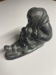 Handmade Canadian Wolf Soapstone Sculpture