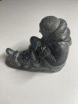 Handmade Canadian Wolf Soapstone Sculpture