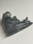 Handmade Canadian Wolf Soapstone Sculpture