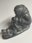 Handmade Canadian Wolf Soapstone Sculpture