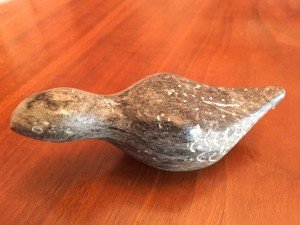 Vintage Dimu Soapstone Eskimo Figurine from Alaska
