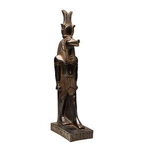 Sobek Egyptian God Soapstone Carving - 10.5