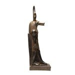 Sobek Egyptian God Soapstone Carving - 10.5