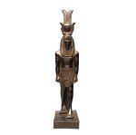 Sobek Egyptian God Soapstone Carving - 10.5