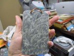 Inuit Soapstone Carved Eskimo Ice Fishing Plaques