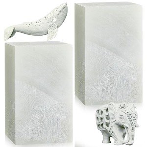 Soapstone Carving Block Set - 2 Pieces