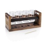 Brown Green Bay Packers Soapstone Beer Flight Set