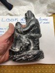 Al Wolf Vintage Handmade Eskimo Seal Carving