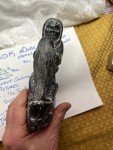 Al Wolf Vintage Handmade Eskimo Seal Carving