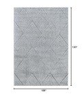 Soapstone Eskimo Carving Area Rug, 8'x10