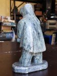 Inuit Soapstone Carving: Seal Hunter by DIMU