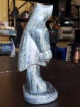 Inuit Soapstone Carving: Seal Hunter by DIMU