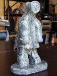 Inuit Soapstone Carving: Seal Hunter by DIMU