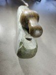 Inuit Soapstone Woodpecker Carving by DIMU