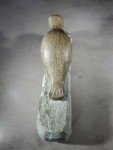 Inuit Soapstone Woodpecker Carving by DIMU