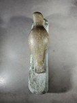 Inuit Soapstone Woodpecker Carving by DIMU