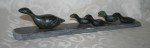 Inuit Hand Carved Duck or Goose Soapstone Art