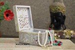 Soapstone Elephant Carving Decorative Storage Box