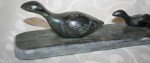 Inuit Hand Carved Duck or Goose Soapstone Art