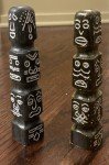 Vintage Inuit Soapstone Totem Sculpture, Signed 1960s