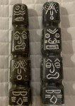 Vintage Inuit Soapstone Totem Sculpture, Signed 1960s