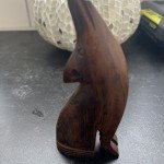 Wolf Soapstone Carving - 4.5 Inches Tall