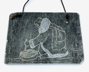 Inuit Soapstone Eskimo Carving by DIMU Muckenheim