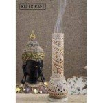 Hand Carved Soapstone Incense and Candle Holder