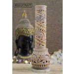 Hand Carved Soapstone Incense and Candle Holder