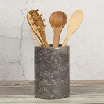 Soapstone Eskimo Carving: Unique Kitchen Utensil Holder