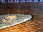 Signed Dimu Inuit Soapstone Salmon Carving