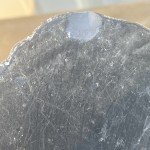 Signed Gray Wolf Soapstone Carving, Numbered 106