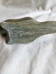 Signed Soapstone Beaver Carving by Dimu