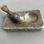 Inuit Hand-Carved Soapstone Whale Trinket Ashtray